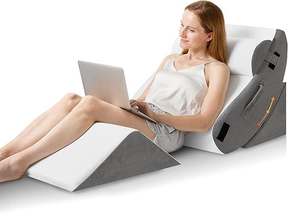 HABUTWAY Orthopedic Triangle Sleeping Pillow